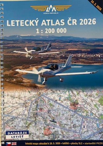 Letecký atlas ČR 2026 1:200 000