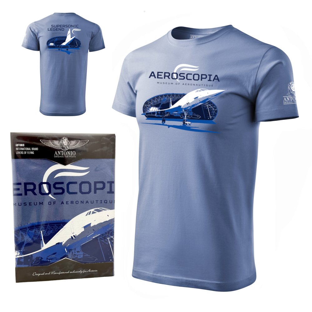 Tričko s letadlem Concorde AEROSCOPIA Velikost: XL