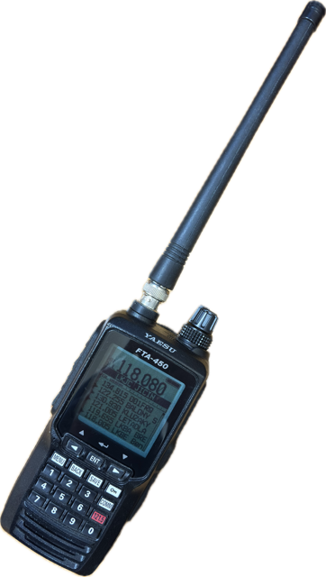 YAESU FTA-450L ruční letecká vysílačka