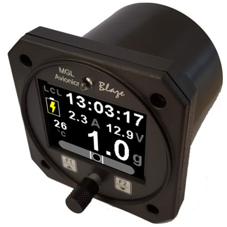 MGL Avionics Blaze INFO- G-Force Clock tip: INFO-2