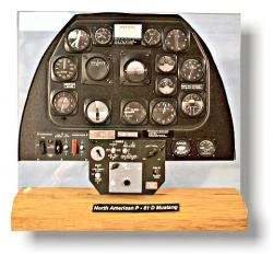 Přístrojový panel - N.A. P-51 D MUSTANG