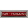 NÁŠIVKA PILOT - INSTRUKTOR