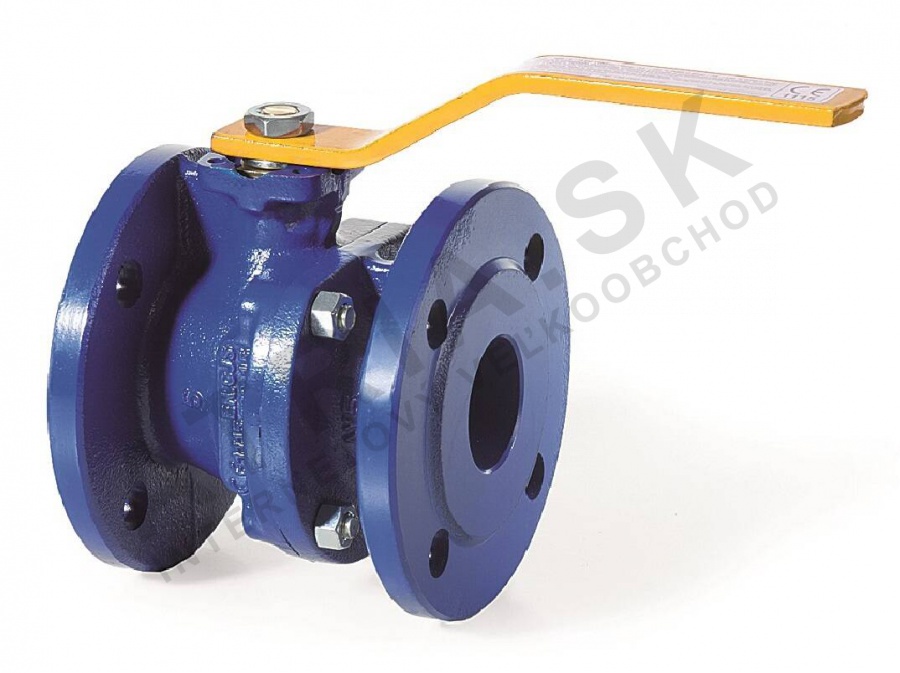 35114 gulovy uzaver prirubovy serie b2 1 pre plyn dn 80 l 180mm
