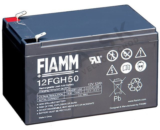 9698 fiamm high rate fgh 12 v 12 ah