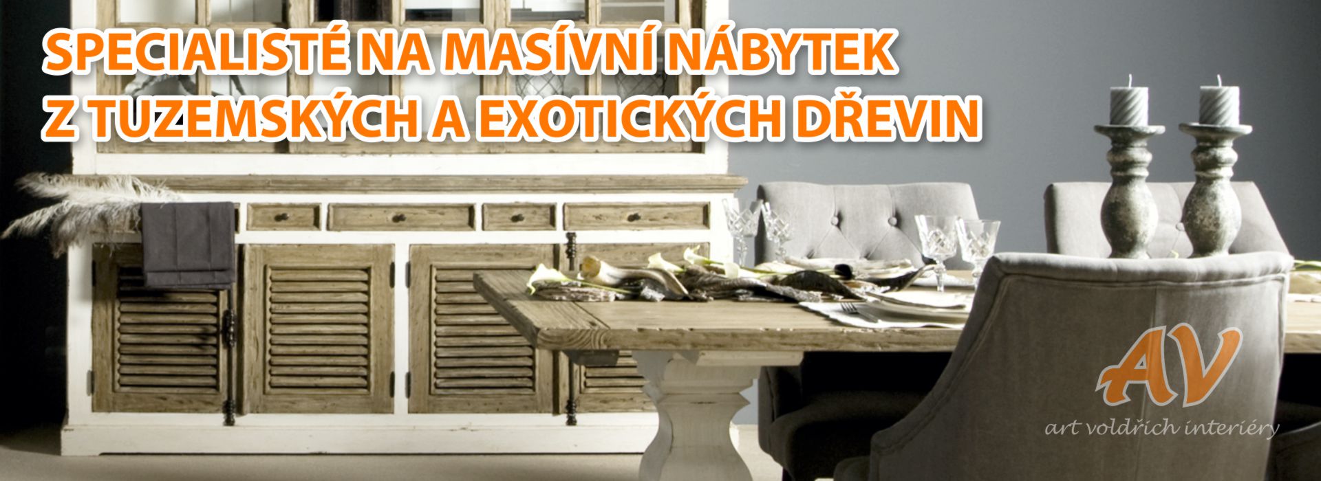 Nábytek z masivu - stylový