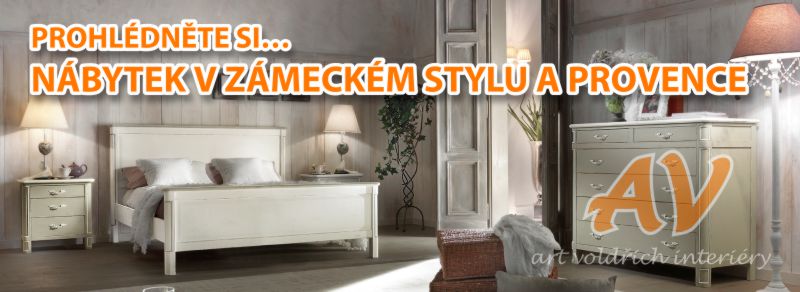 Nábytek v zámeckém stylu a Provence