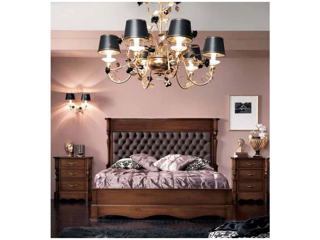Manželská postel ve stylu Provence AMH5048G, 200x170, italský nábytek
