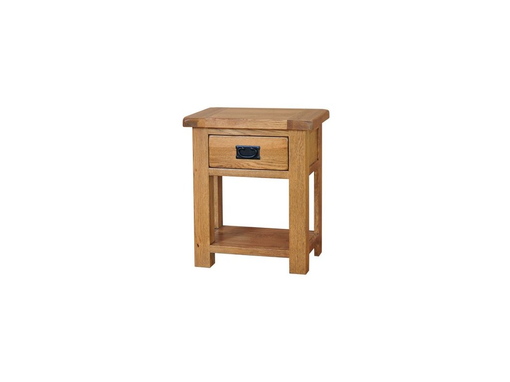 Dubový noční stolek SRDB25, rustikální dřevěný nábytek