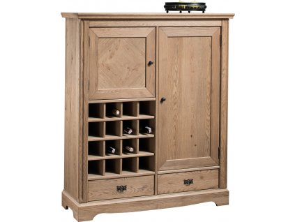 komoda s vinotékou Atelie 119x40x140 ATE040