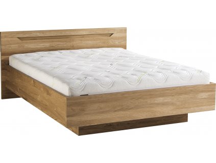 moderní dubová manželská postel selens