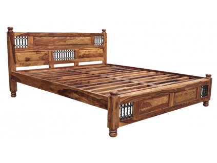 Postel JALI BED 160x200 z masívu palisandru