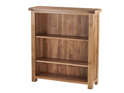 Dubová knihovna SRDK20 97x32x107, rustikální dřevěný nábytek