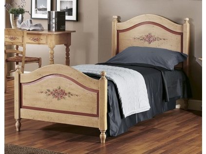 3072 2 jednoluzkova postel amz1425a malovany stylovy nabytek