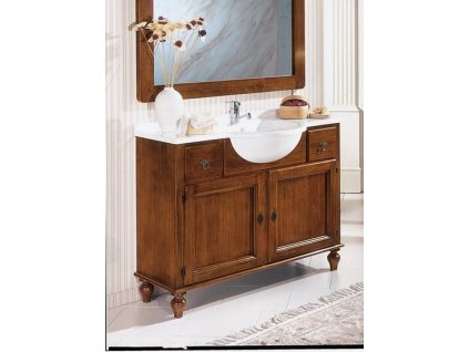 Koupelnová skříňka pod umyvadlo AMZ737A, Italský stylový nábytek, Provance (dekoru AM ořech červotoč)