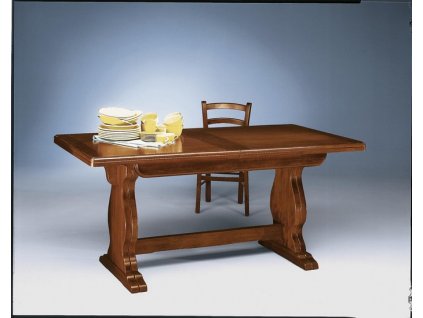 Jídelní stůl, rozkládací AMZ739B, Italský stylový nábytek (dekoru AM ořech červotoč)