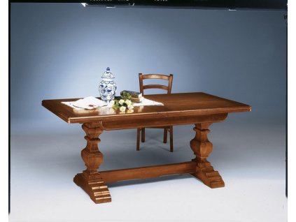 Jídelní stůl, rozkládací AMZ741B, Italský stylový nábytek (dekoru AM ořech červotoč)