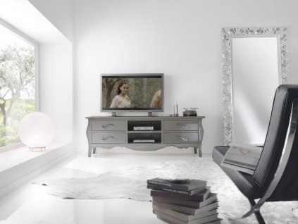 TV komoda AMZ3026A, Italský stylový nábytek, provance (dekoru AM ořech červotoč)