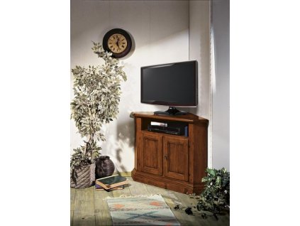 TV komoda rohová AMZ927A, Italský stylový nábytek, provance (dekoru AM ořech červotoč)