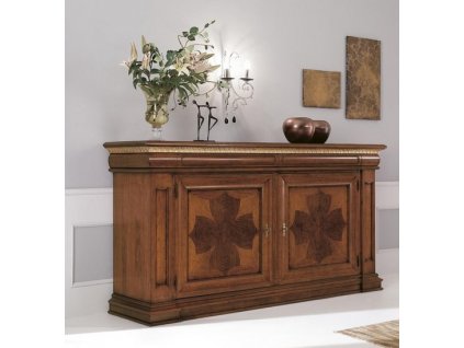 PříborníkAMZ150A, Italský stylový nábytek, Provance (dekoru AM ořech červotoč)