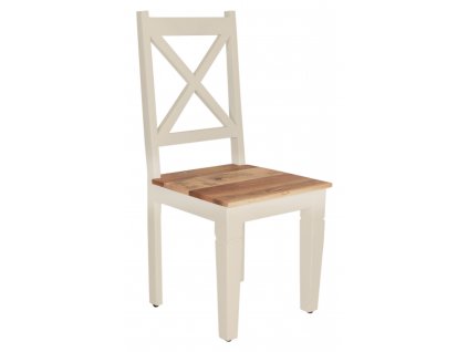 Jídelní židle Retro CH z tvrdé dřeviny mango