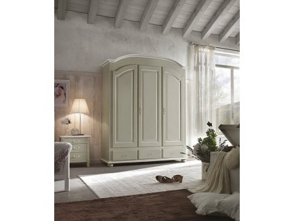 4827 2 skrin provence 3 dvere italsky stylovy nabytek