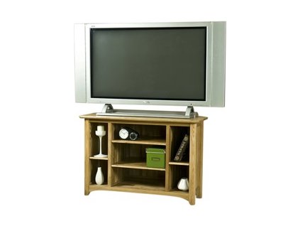 TV stolek rohový TNE10, masivní dubový nábytek