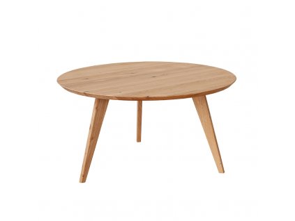 6921 6 stylovy konferencni stolek z masivniho dubu orbetello kulaty d 90 cm