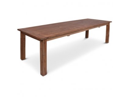 Stylový jídelní stůl z masivu teaku 100x260