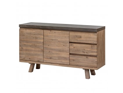 Dubová komoda se šuplíky Come 150x45x86