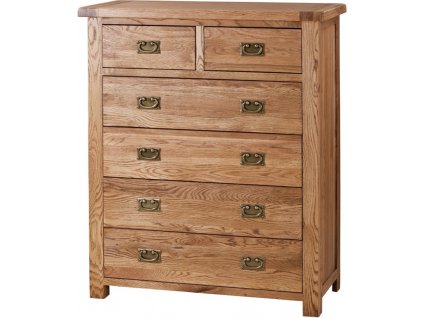 Komoda SOC8O, 97x42,5x118, dubový nábytek