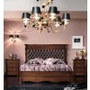 Manželská postel ve stylu Provence AMH5048G, 200x170, italský nábytek (dekoru AM ořech červotoč)