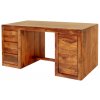 Designový psací stůl s úložným prostorem a šuplíky Tina 160x80x76 z masivu palisandru