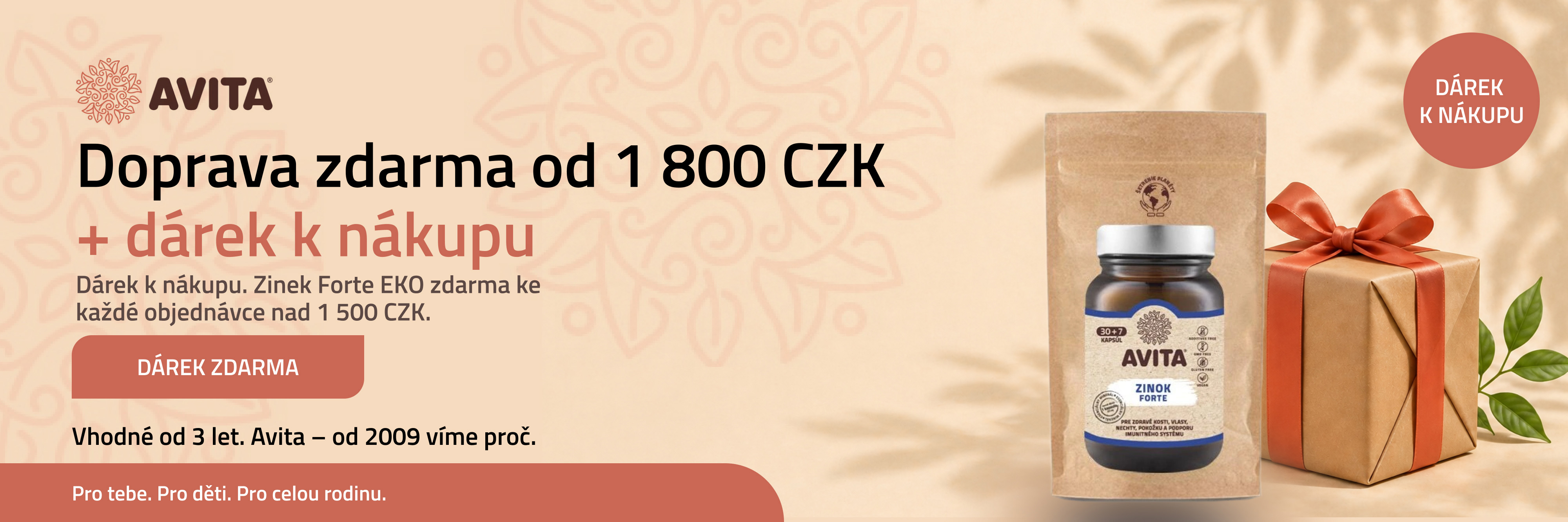 Zinek Forte darcek nad 1800 Kc