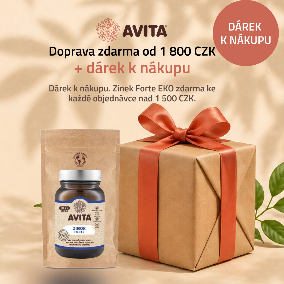 Zinek Forte darcek nad 1800 Kc