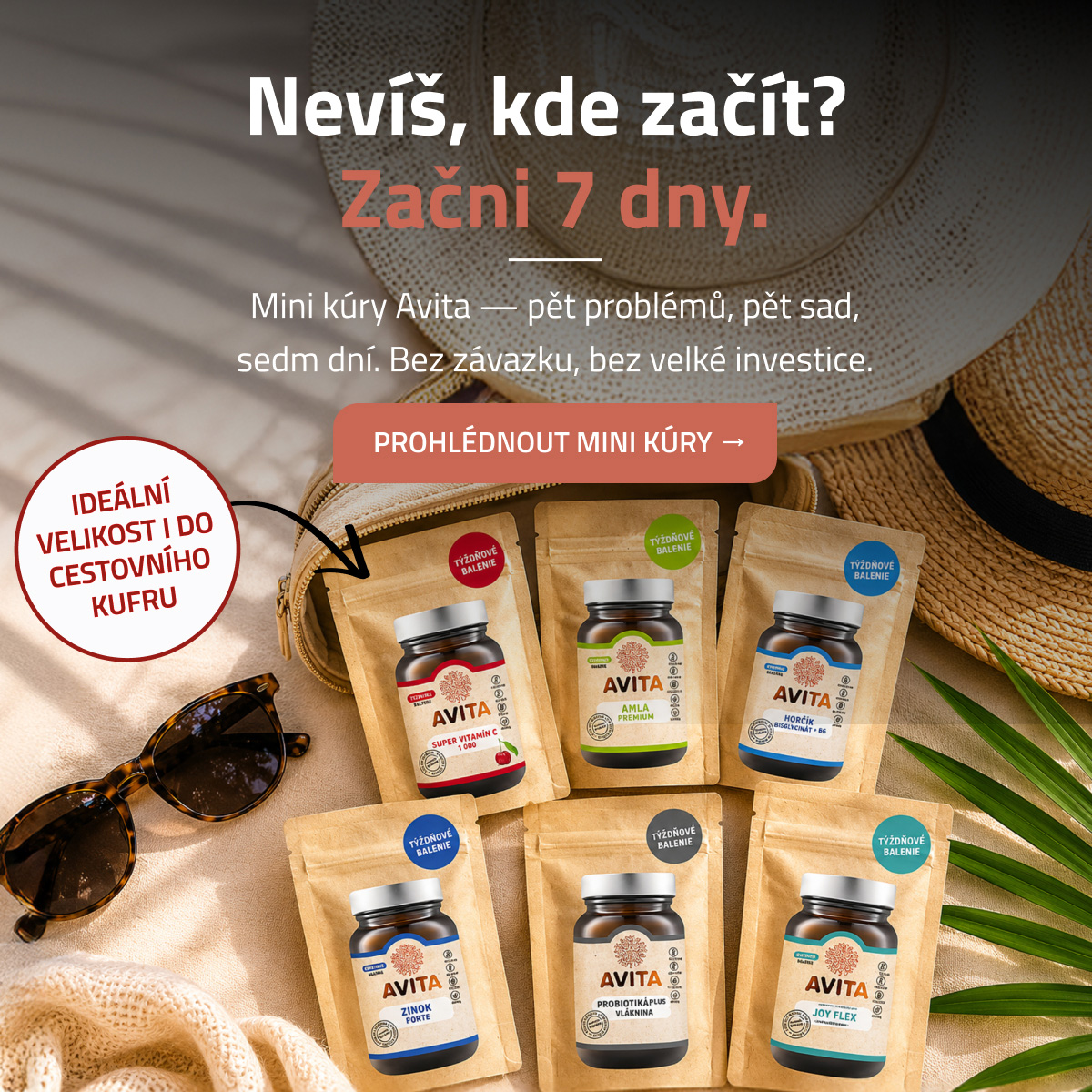 Cestovne mini sady na 7 dni