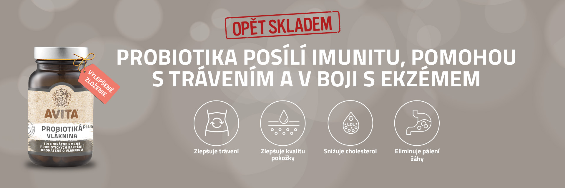 Probiotika vylepsene slozeni