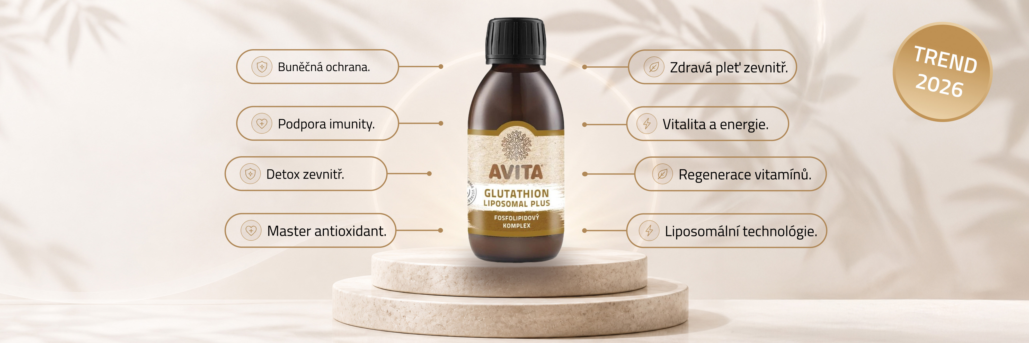 Glutathion  antioxidant, beauty a longevity trend roku 2026