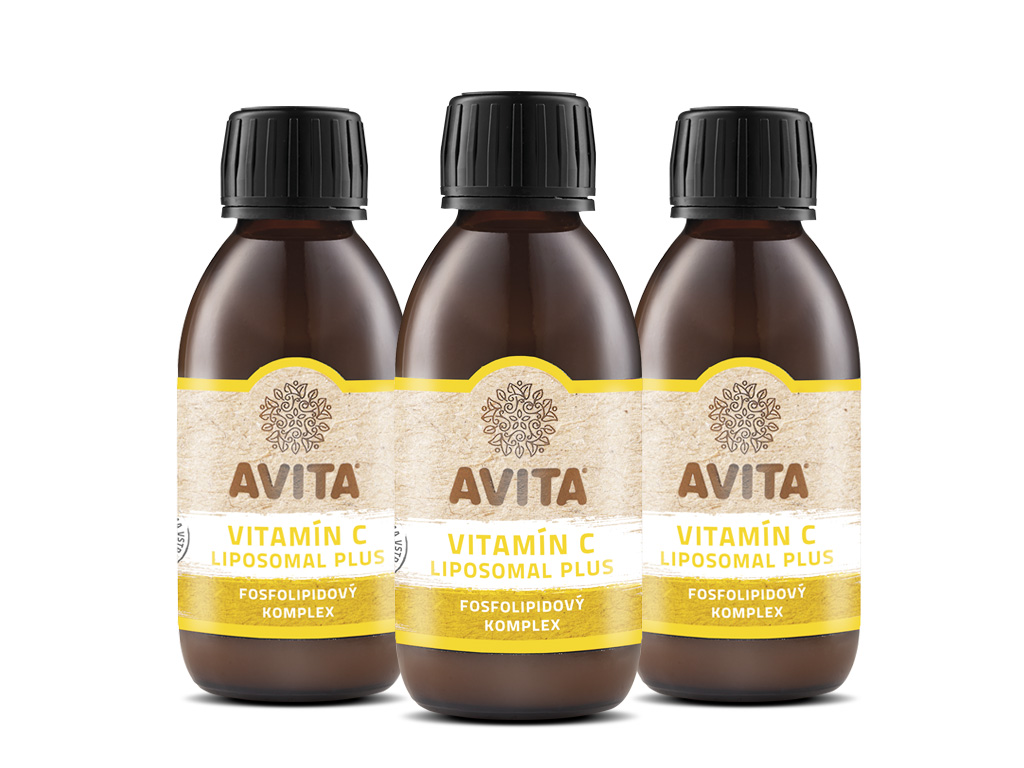 Levně AVITA BALÍK - VITAMIN C LIPOSOMAL PLUS TROJBALENIE