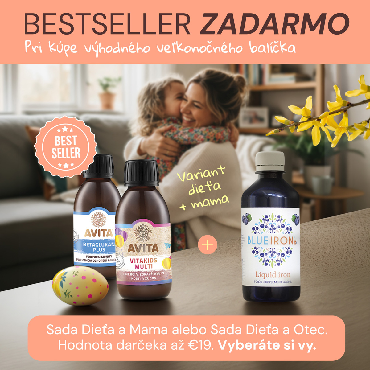 Velkonocna ponuka sada Mama a dieta a Otec a dieta