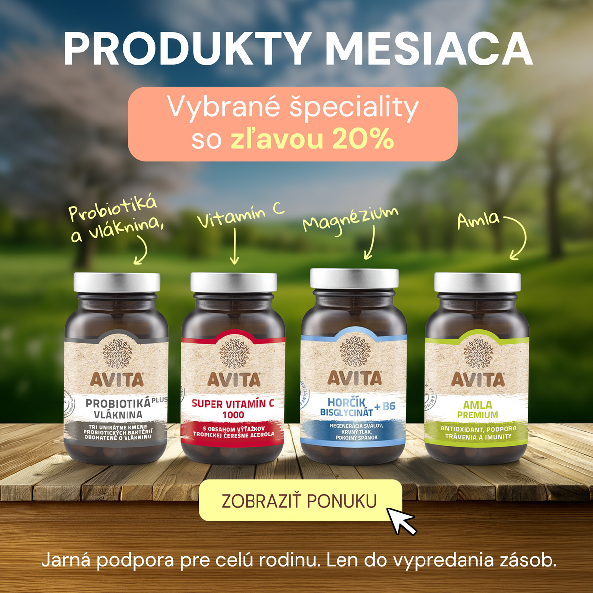 Jarna podpora zdravia pre celu rodinu