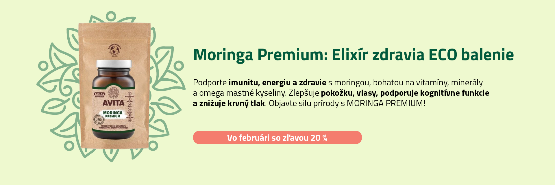 Moringa Premium Elixir zdravia