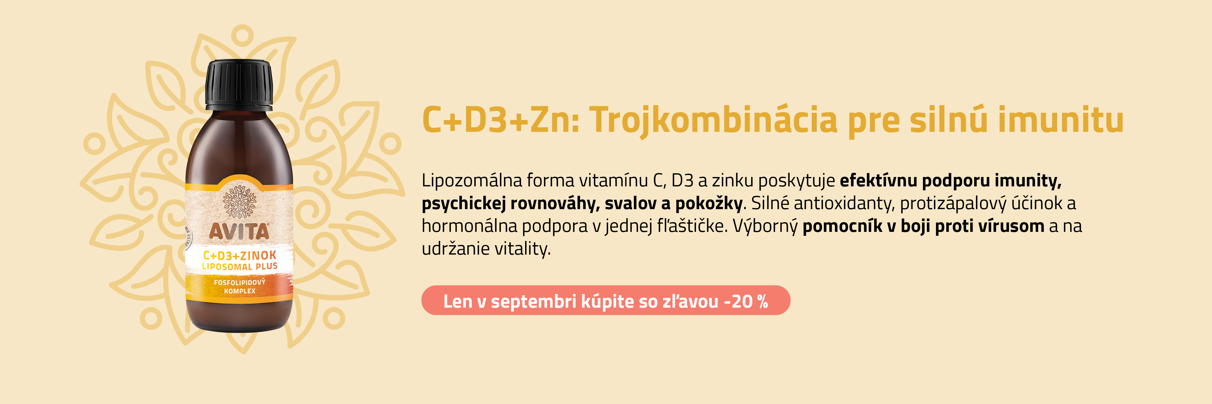 C D3 Zinok trojkombinacia pre silnu imunitu
