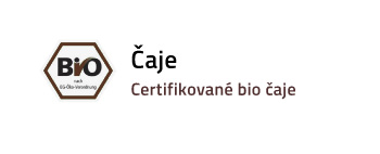 Certifikované bio čaje