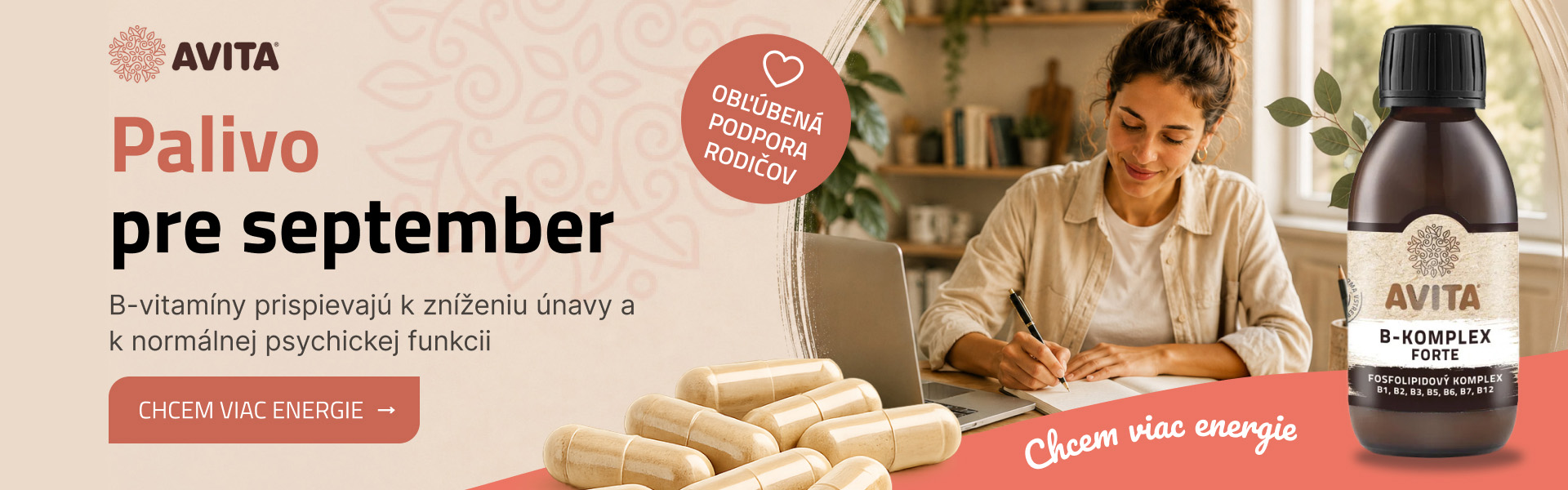 Palivo pre september B vitaminy znizenie unavy