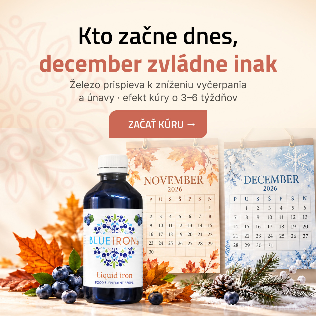 Kto začne dnes, december zvládne inak