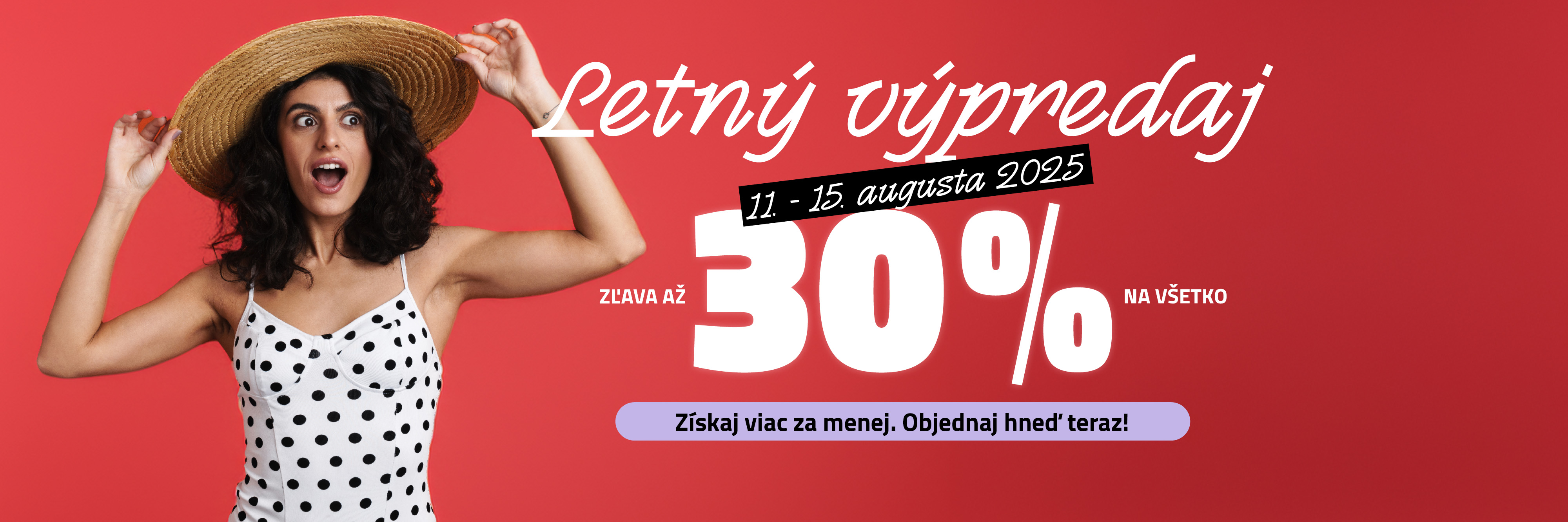 Letny vypredaj vyzivovych doplnkov -30 %