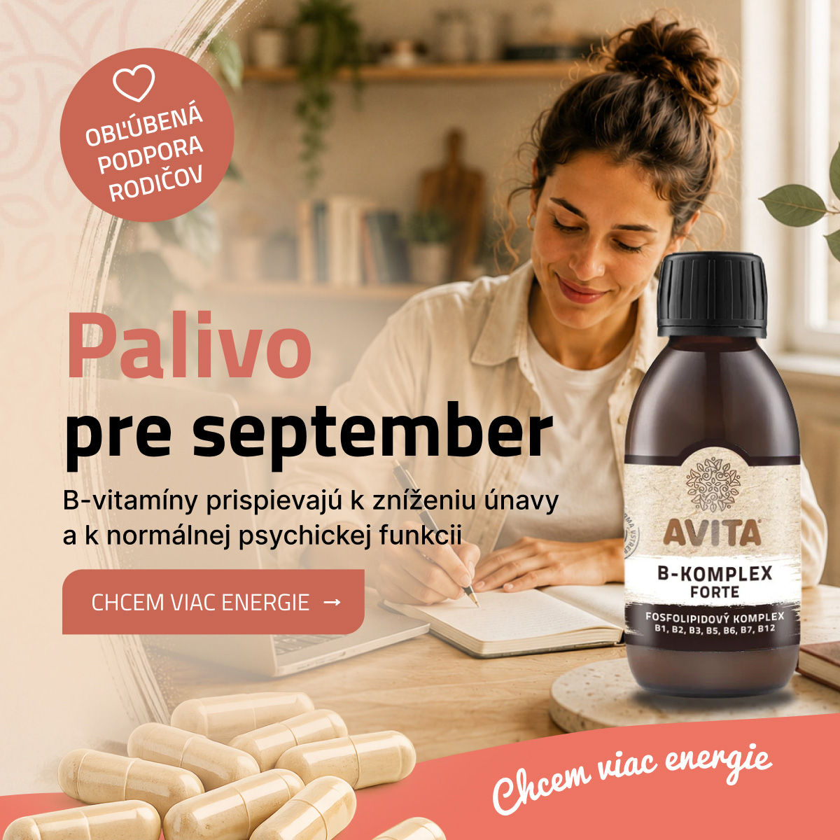 Palivo pre september B vitaminy znizenie unavy