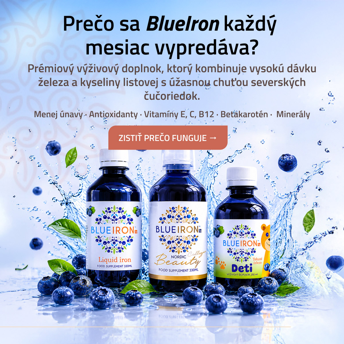 Zelezo z prirodnej skandinavskej spiruliny