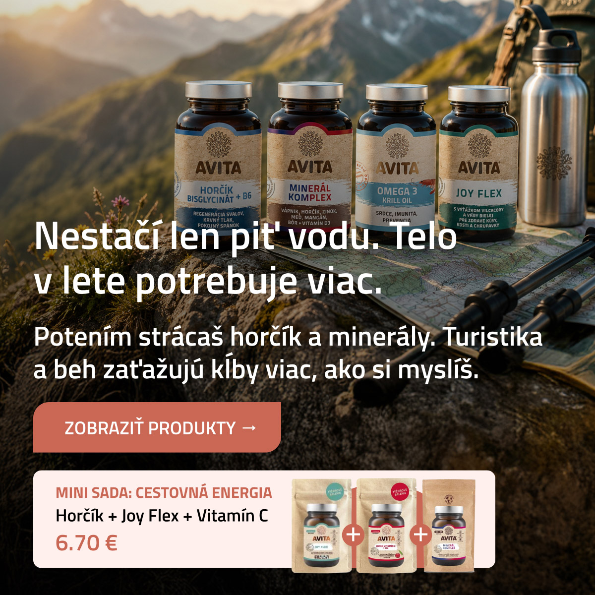 Nestaci len pit vodu telo potrebuje mineraly