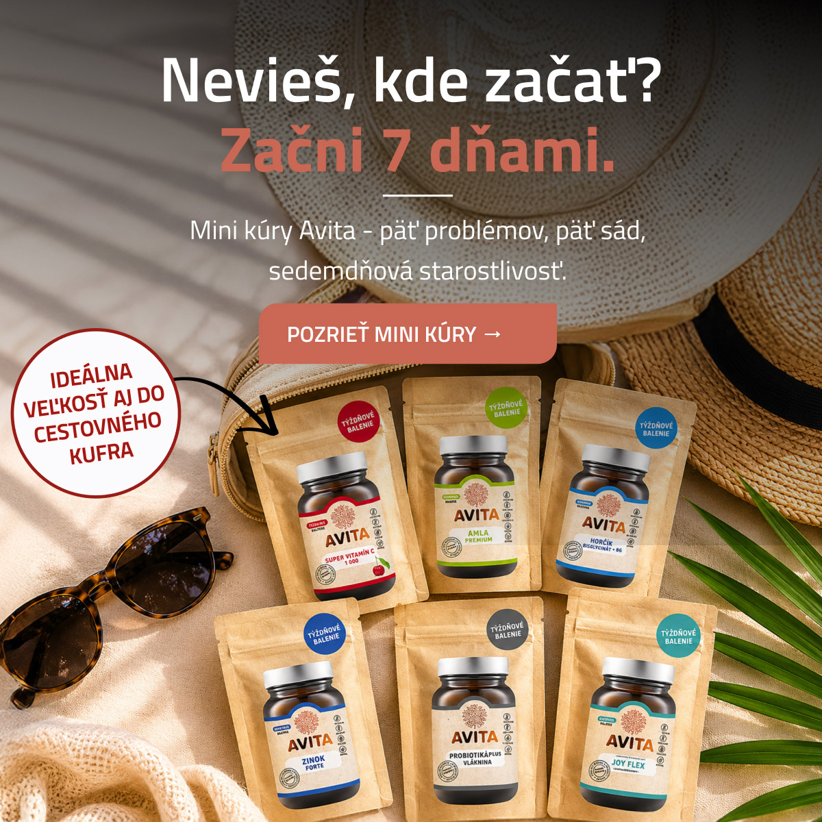 Cestovne mini sady na 7 dni
